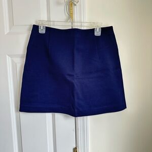 COS Navy Twill Skirt